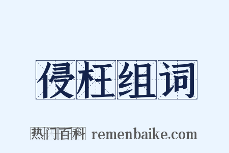 侵枉组词是什么意思的图片